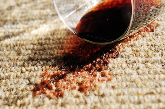 Sunnyside Area Rug Cleaning & Stain Removal - Red Wine Spill